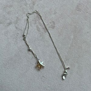 Sterling silver Alex and Ani necklace with starfish